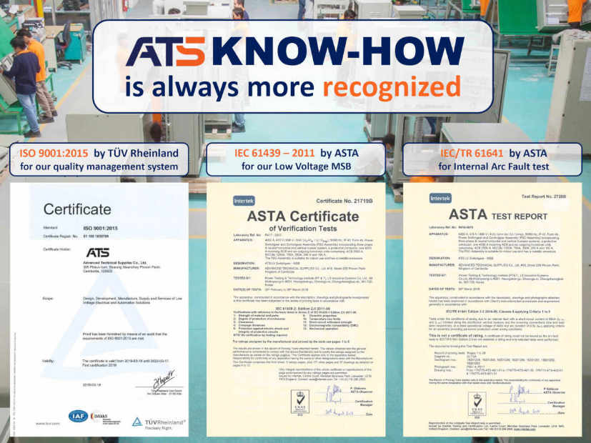 ATS acquired ISO 9001 Certification